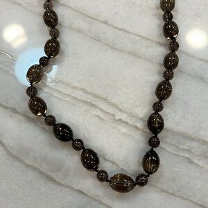 29” Smoky Quartz Necklace. NWT
